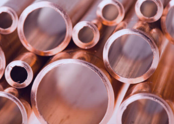 copper materials for custom made fasteners production