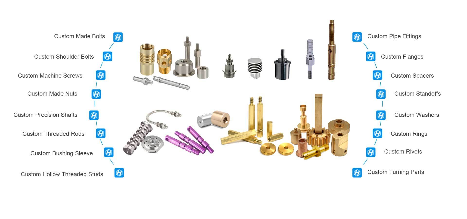 custom fasteners and non standard special fasteners types